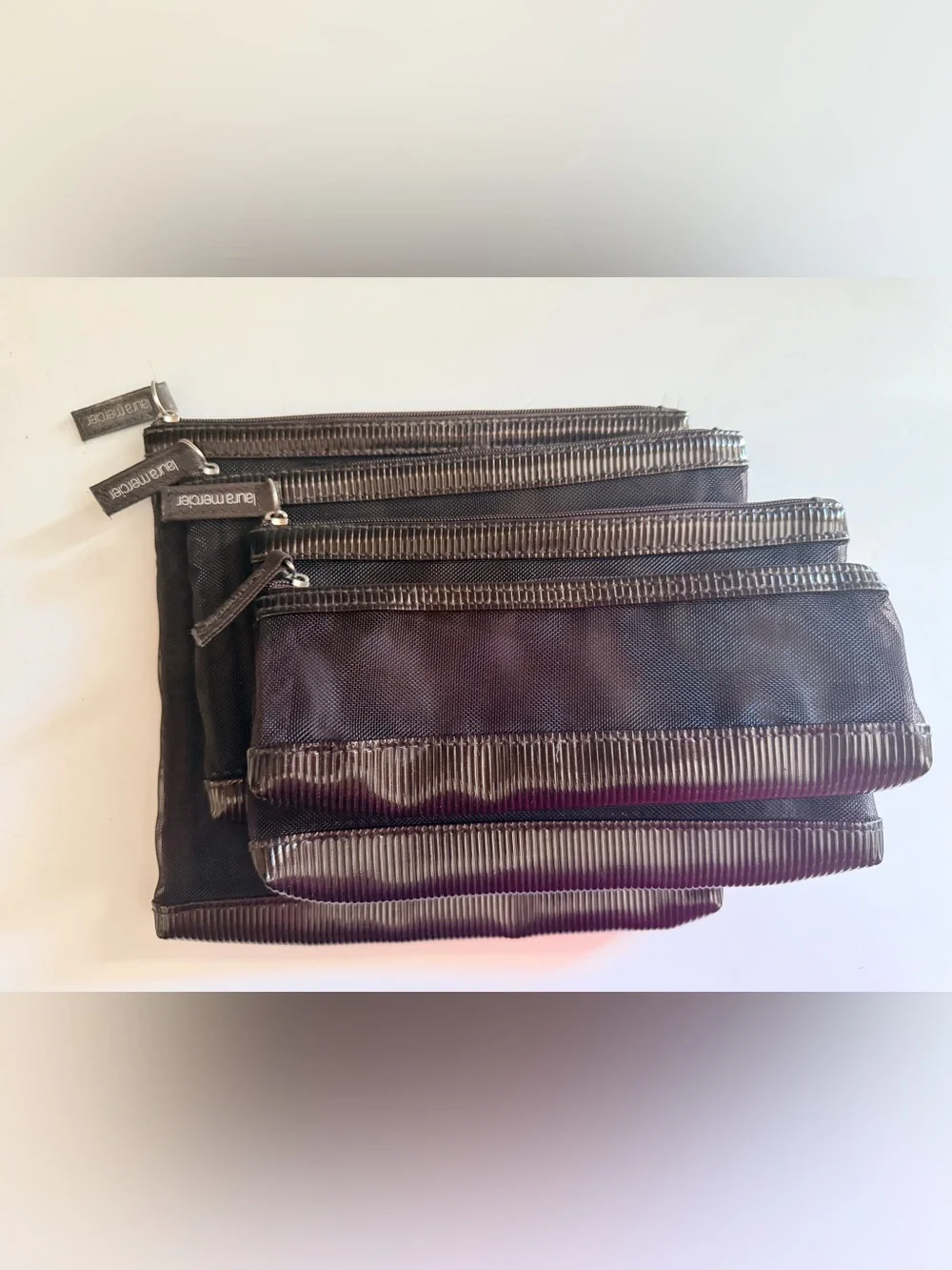 Laura Mercier Artist Portfolio Clam Shell Hard Make Up Cosmetic Case.